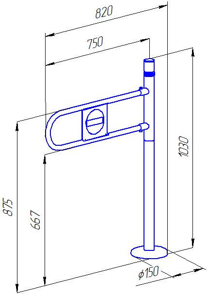 Ростов-Дон Калитка ОК61 (без дуги)