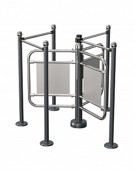 Ростов-Дон Р2М1/3 ХРОМ Полуростовой роторный турникет