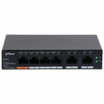 Dahua DH-CS4006-4GT-60 Коммутатор Dahua DH-CS4006-4GT-60 Коммутатор