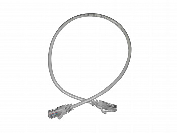 Netko Патч-корд UTP4 cat 5е, 0,5м, ВС, LSZH, серый, литой коннектор Optima Netko Патч-корд UTP4 cat 5е, 0,5м, ВС, LSZH, серый, литой коннектор Optima