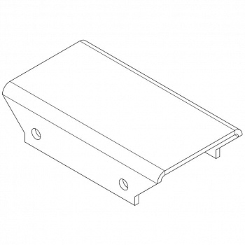 PERCo-MB-16.3 Накладка прямая верхняя PERCo-MB-16.3 Накладка прямая верхняя