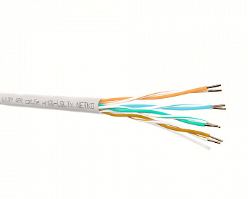 Netko Кабель UTP4 cat.5е, одножильный, 305м, Cu, нг(А)-LSLTx - малодымный, низкотоксичный