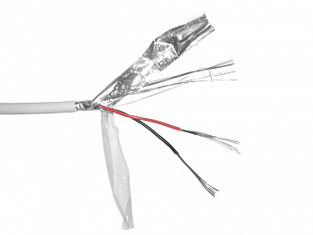 Netko Кабель сигнальный, экранированный 2*0.22 мм2 (7*0.2мм) 100м, алюминий Netko Кабель сигнальный, экранированный 2*0.22 мм2 (7*0.2мм) 100м, алюминий