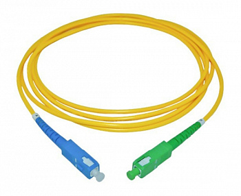 Eletec simplex SM SC/APC-SC/UPC, 3.0 мм 9/125 LSZH, 25 м Патч-корд