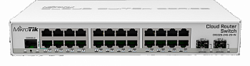 MikroTik CRS326-24G-2S+IN Коммутатор MikroTik CRS326-24G-2S+IN Коммутатор