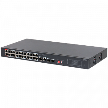 Dahua DH-S3226-24ET-240 Коммутатор неуправляемый Dahua DH-S3226-24ET-240 Коммутатор неуправляемый