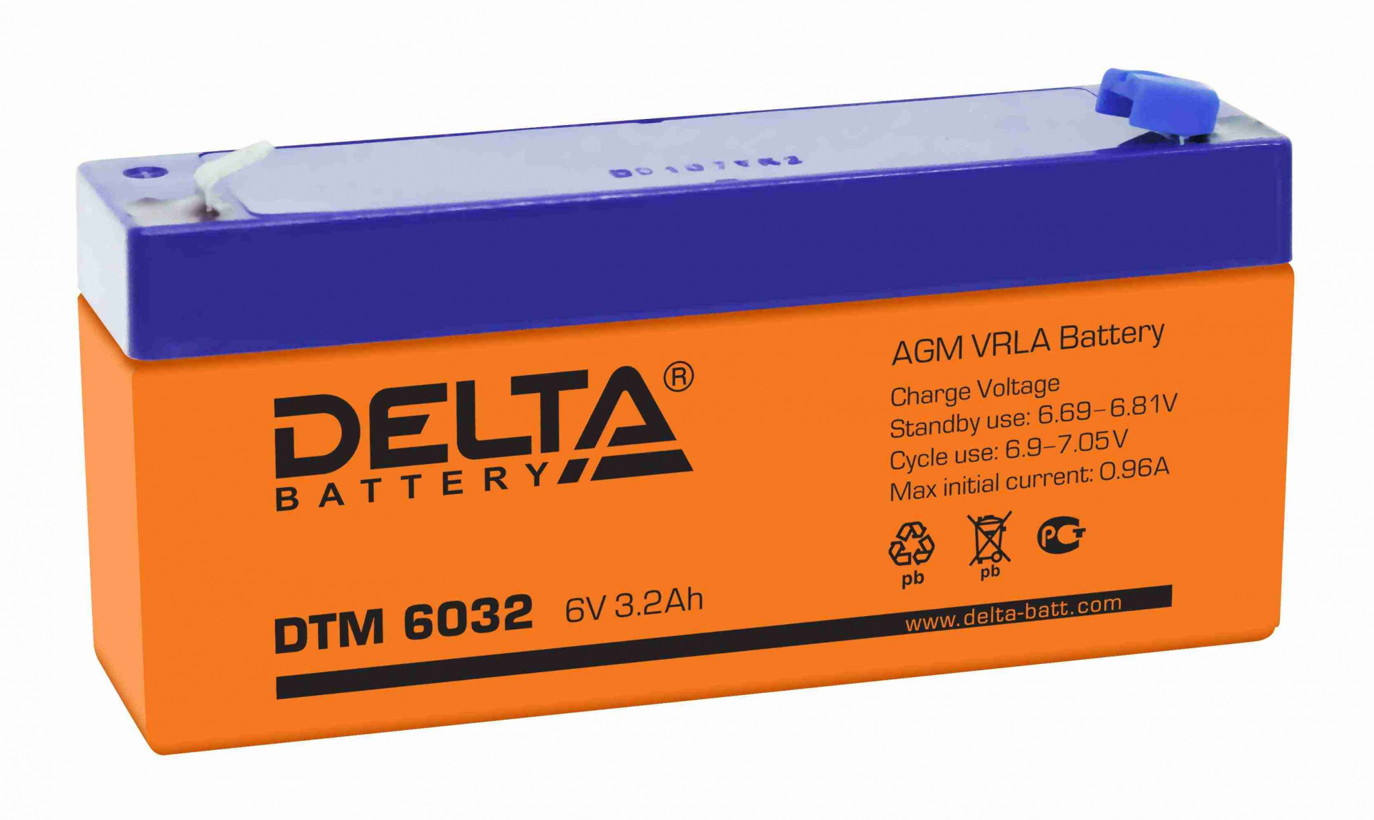 Аккумулятор Delta DTM 6032 Аккумулятор Delta DTM 6032