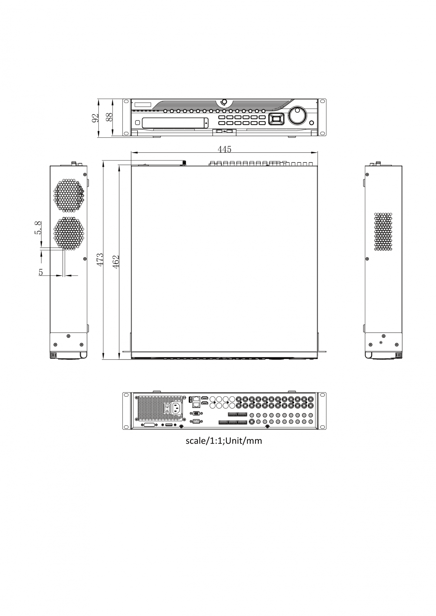 HikVision iDS-9032HQHI-M8/S Видеорегистратор Гибридный