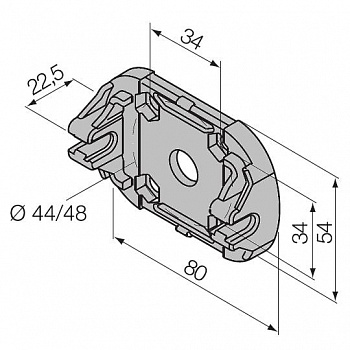 NICE 525.10052 Крепление NICE 525.10052 Крепление