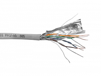 Netko Кабель FTP4 cat.5е, одножильный, экранированный, 305м, Cu, Проходит Fluke тест, серый Netko Кабель FTP4 cat.5е, одножильный, экранированный, 305м, Cu, Проходит Fluke тест, серый