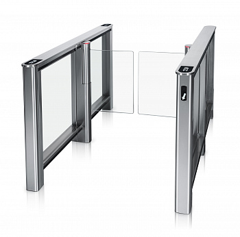 PERCo-ST-01 Турникет с крышками из нержавеющей стали со створками 425 мм увеличенной высоты 1500 мм