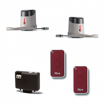 NICE HKHSBDKLT Комплект автоматики для распашных ворот скоростной NICE HKHSBDKLT Комплект автоматики для распашных ворот скоростной