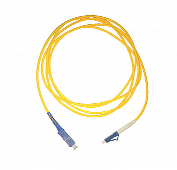 Netko Патч-корд оптический переходной LC-SC/UPC SM Simplex 3.0мм 9/125, 2м, LSZH Netko Патч-корд оптический переходной LC-SC/UPC SM Simplex 3.0мм 9/125, 2м, LSZH