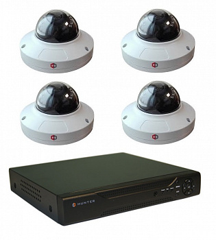 Hunter IP KIT-4/67 Комплект видеонаблюдения на 4 камеры 2Mp Hunter IP KIT-4/67 Комплект видеонаблюдения на 4 камеры 2Mp