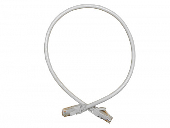 Netko Патч-корд UTP4 cat.6a, 5.0м, литой коннектор, серый, CKC