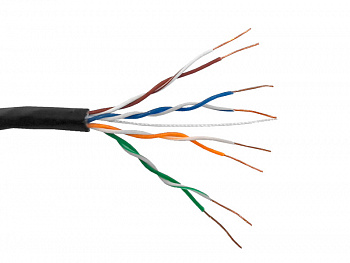 Netko Кабель UTP4 cat.5е, одножильный, 305м, Cu, наружный, Проходит Fluke тест, черный Bronze Netko Кабель UTP4 cat.5е, одножильный, 305м, Cu, наружный, Проходит Fluke тест, черный Bronze