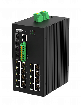 GIGALINK GL-SW-G207-16P4ST-I Управляемый промышленный L2+ коммутатор GIGALINK GL-SW-G207-16P4ST-I Управляемый промышленный L2+ коммутатор