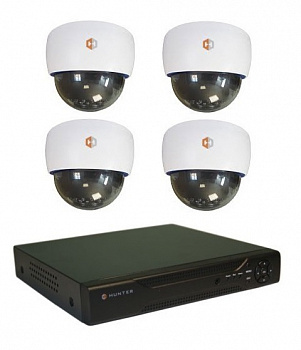 Hunter IP KIT-4/69 Комплект видеонаблюдения на 4 камеры 2Mp Hunter IP KIT-4/69 Комплект видеонаблюдения на 4 камеры 2Mp