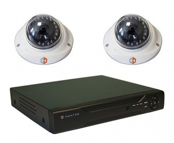Hunter IP KIT-2/56 Комплект видеонаблюдения на 2 камеры 1,3Mp Hunter IP KIT-2/56 Комплект видеонаблюдения на 2 камеры 1,3Mp