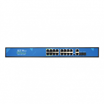 Space Technology ST-S166POE (16G/2G/2S/300W/АB/4BT) PRO Коммутатор Space Technology ST-S166POE (16G/2G/2S/300W/АB/4BT) PRO Коммутатор