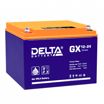 Delta GX 12-24 Аккумуляторная батарея Delta GX 12-24 Аккумуляторная батарея