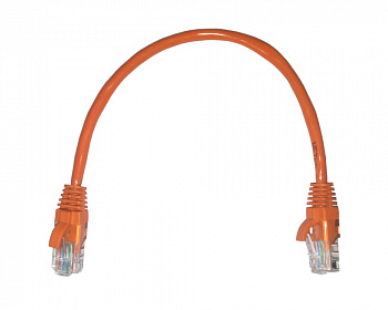 Netko Патч-корд UTP4 cat 5e, 0,25м, ВС, LSZH, оранжевый, литой коннектор Optima Netko Патч-корд UTP4 cat 5e, 0,25м, ВС, LSZH, оранжевый, литой коннектор Optima