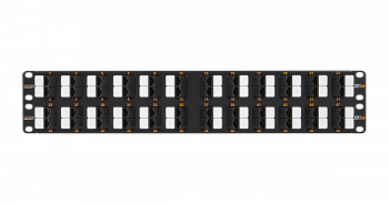 NIKOMAX NMC-RP48UD2-AN-2U-BK Коммутационная панель 19" NIKOMAX NMC-RP48UD2-AN-2U-BK Коммутационная панель 19"