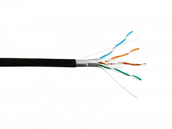 Skynet Кабель FTP4 cat.5е, одножильный, 305м, Cu, Проходит Fluke тест, для наружных работ, черный Skynet Кабель FTP4 cat.5е, одножильный, 305м, Cu, Проходит Fluke тест, для наружных работ, черный