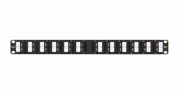 NIKOMAX NMC-RP24UE2-AN-1U-BK Коммутационная панель 19" NIKOMAX NMC-RP24UE2-AN-1U-BK Коммутационная панель 19"