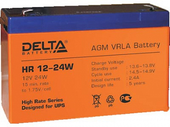 Delta HR12-24W Аккумулятор Delta HR12-24W Аккумулятор