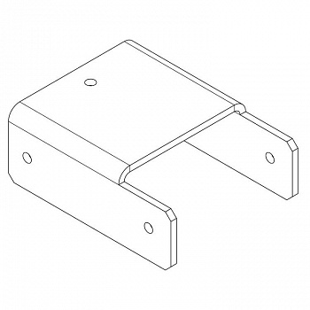 PERCo-MB-16.4 Накладка прямая нижняя PERCo-MB-16.4 Накладка прямая нижняя