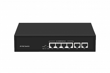 GIGALINK GL-SW-F007-04P Неуправляемый коммутатор PoE GIGALINK GL-SW-F007-04P Неуправляемый коммутатор PoE