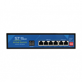 Space Technology ST-S49POE (2М/78W/А/SC) PRO Коммутатор Space Technology ST-S49POE (2М/78W/А/SC) PRO Коммутатор