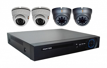 Hunter MHD KIT-4/2 Комплект видеонаблюдения на 4 камеры 1Mp Hunter MHD KIT-4/2 Комплект видеонаблюдения на 4 камеры 1Mp