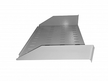 Netko Полка консольная 2U, глубина 370, без крепежа, серая