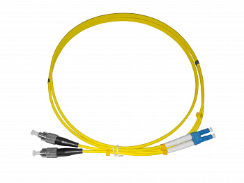 Netko Патч-корд оптический переходной FC-LC/UPC SM Duplex 3.0мм 9/125, 1м, LSZH Netko Патч-корд оптический переходной FC-LC/UPC SM Duplex 3.0мм 9/125, 1м, LSZH