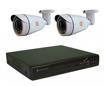 Hunter IP KIT-2/60 Комплект видеонаблюдения на 2 камеры 2Mp Hunter IP KIT-2/60 Комплект видеонаблюдения на 2 камеры 2Mp