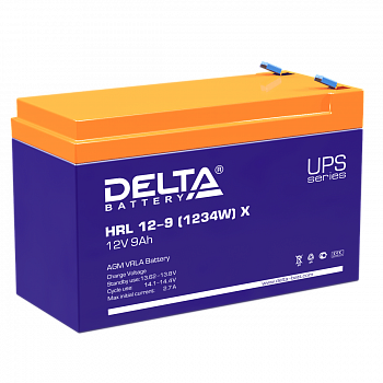 Delta HRL 12-9 (1234W) X Аккумуляторная батарея Delta HRL 12-9 (1234W) X Аккумуляторная батарея