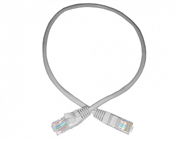 Netko Патч-корд UTP4 cat.5е, 0.5м, CCA, LSZH, серый, литой коннектор Optima Netko Патч-корд UTP4 cat.5е, 0.5м, CCA, LSZH, серый, литой коннектор Optima
