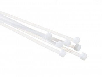 Netko Стяжка нейлоновая 300*4.8 /100 шт (белая)