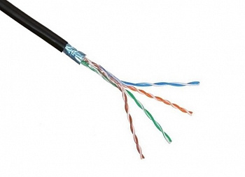 Eletec 4x2xAWG24 наружный с тросом (многопроволочный 7х0,4), 305 м, медь 0 Кабель FTP 5E Eletec 4x2xAWG24 наружный с тросом (многопроволочный 7х0,4), 305 м, медь 0 Кабель FTP 5E