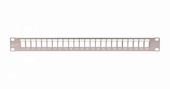 NIKOMAX NMC-RP24-BLANK-1U-MT Коммутационная панель 19" NIKOMAX NMC-RP24-BLANK-1U-MT Коммутационная панель 19"