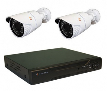 Hunter IP KIT-2/55 Комплект видеонаблюдения на 2 камеры 1,3Mp Hunter IP KIT-2/55 Комплект видеонаблюдения на 2 камеры 1,3Mp