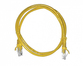 Netko Патч-корд UTP4 cat 5e, 1,0м, ВС, LSZH, желтый, литой коннектор Optima Netko Патч-корд UTP4 cat 5e, 1,0м, ВС, LSZH, желтый, литой коннектор Optima