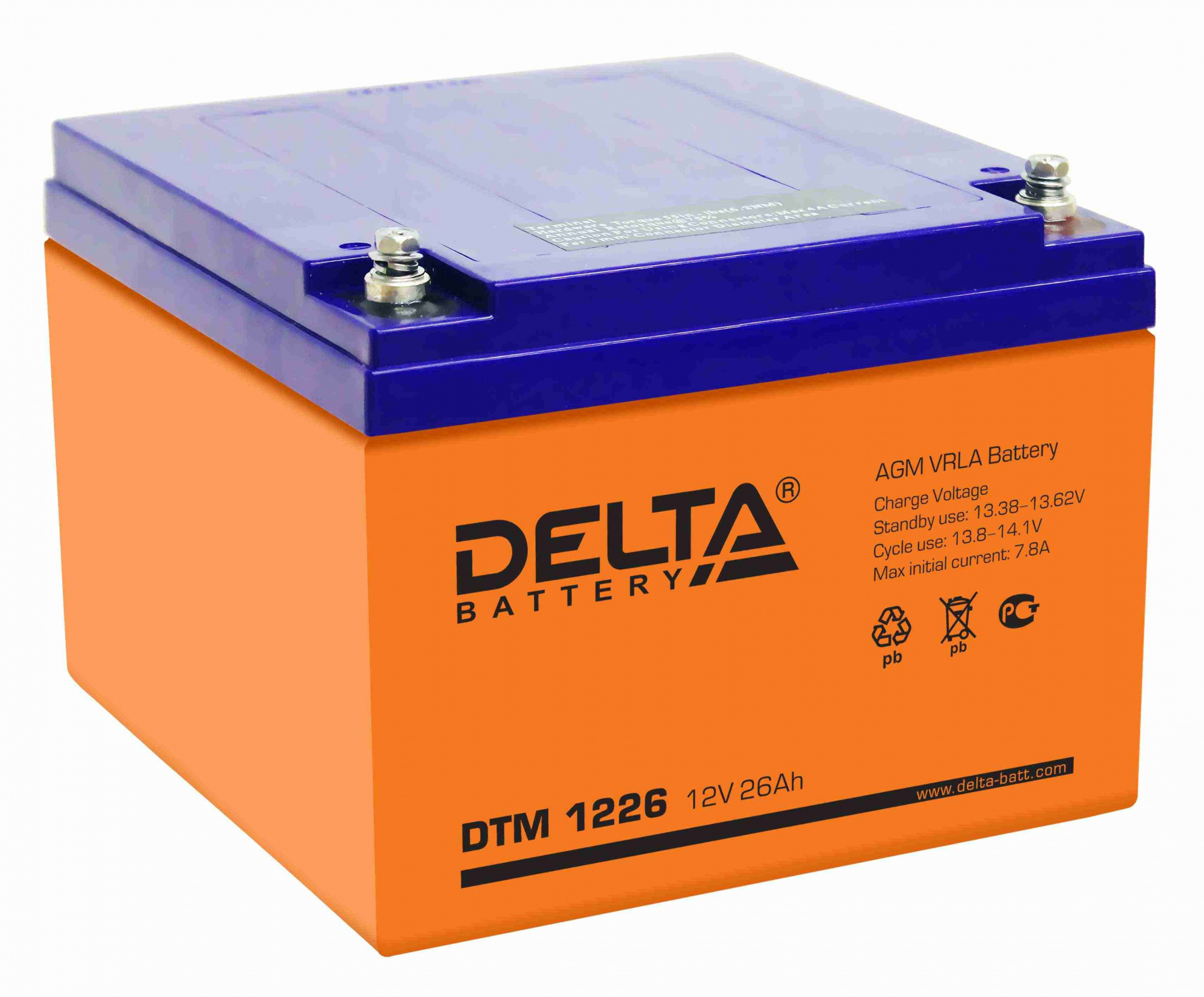 Аккумулятор Delta DTM 1226 Аккумулятор Delta DTM 1226