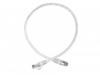 Netko Патч-корд UTP4 cat 5e, 0,5м, ВС, LSZH, белый, литой коннектор Optima Netko Патч-корд UTP4 cat 5e, 0,5м, ВС, LSZH, белый, литой коннектор Optima
