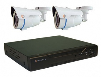 Hunter IP KIT-2/54 Комплект видеонаблюдения на 2 камеры 1Mp Hunter IP KIT-2/54 Комплект видеонаблюдения на 2 камеры 1Mp