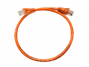 Netko Патч-корд UTP4 cat 5e, 0,5м, ВС, LSZH, оранжевый, литой коннектор Optima Netko Патч-корд UTP4 cat 5e, 0,5м, ВС, LSZH, оранжевый, литой коннектор Optima