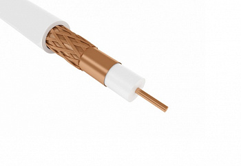 Eletec RG-6U, 75 Ом, CU (48%), белый, 100 м Кабель коаксиальный Eletec RG-6U, 75 Ом, CU (48%), белый, 100 м Кабель коаксиальный