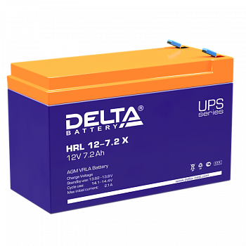 Delta HRL 12-7.2 X Аккумуляторная батарея Delta HRL 12-7.2 X Аккумуляторная батарея